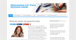 Desktop Screenshot of blutzucker-messen.net